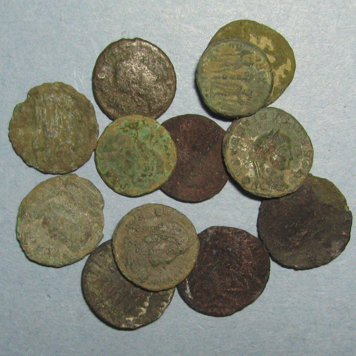 Having-Fun-With-A-Big-Lot-Of-Uncleaned-Roman-Bronze-Coins